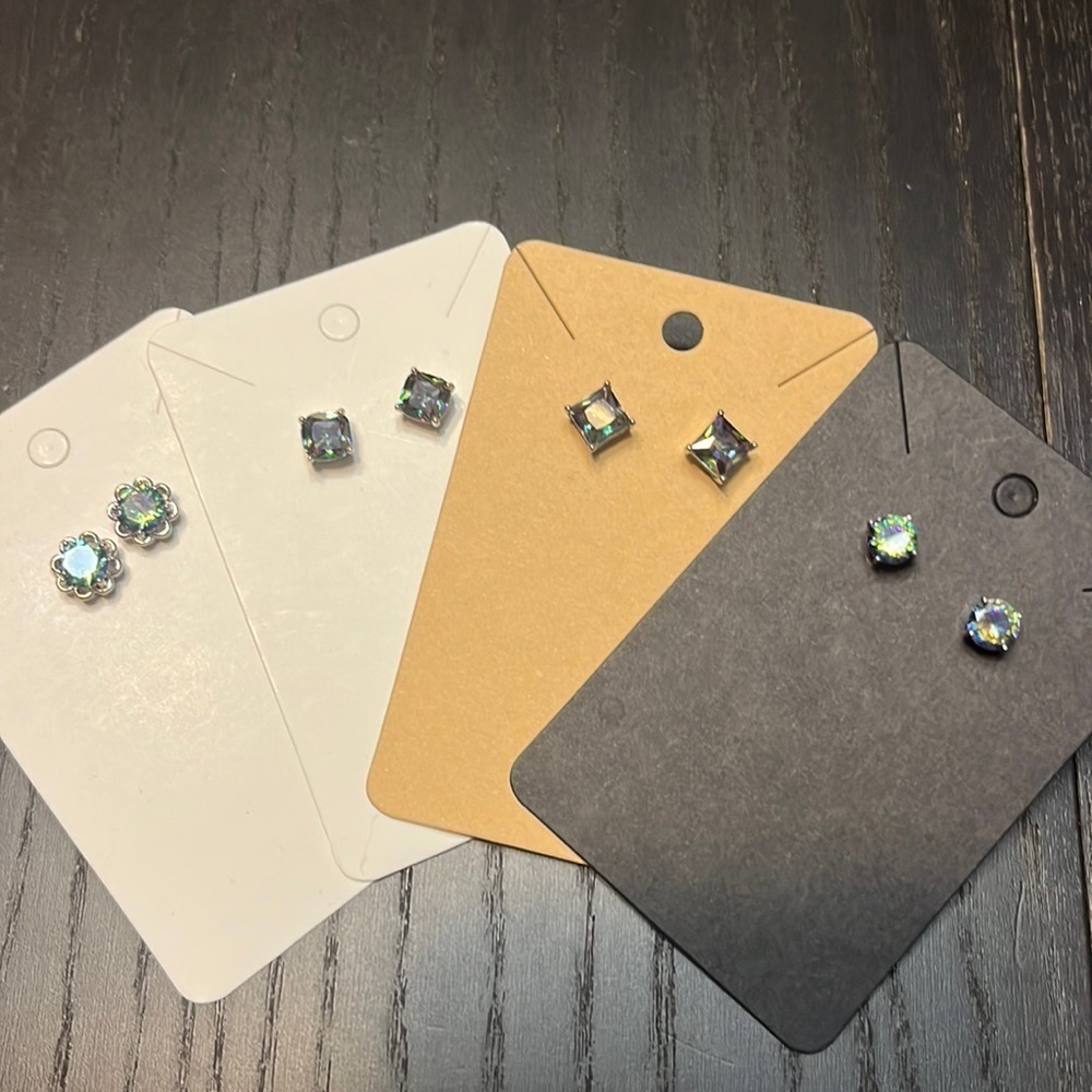 Mystic Topaz Stud Earrings